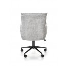 Кресло компьютерное HALMAR FLORES светло-серый/черный